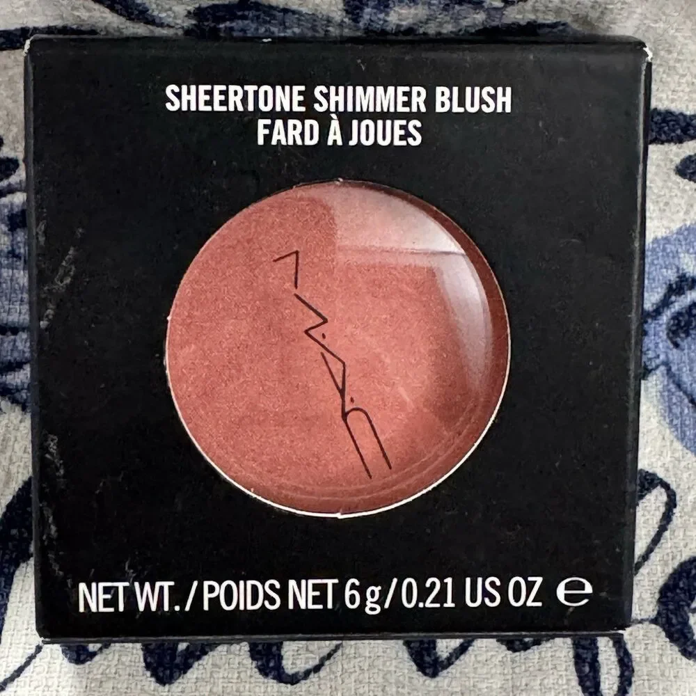 MAC Sheertone Shimmer Blush - Peachykeen - Full Size 0.21oz / 6g - NIB